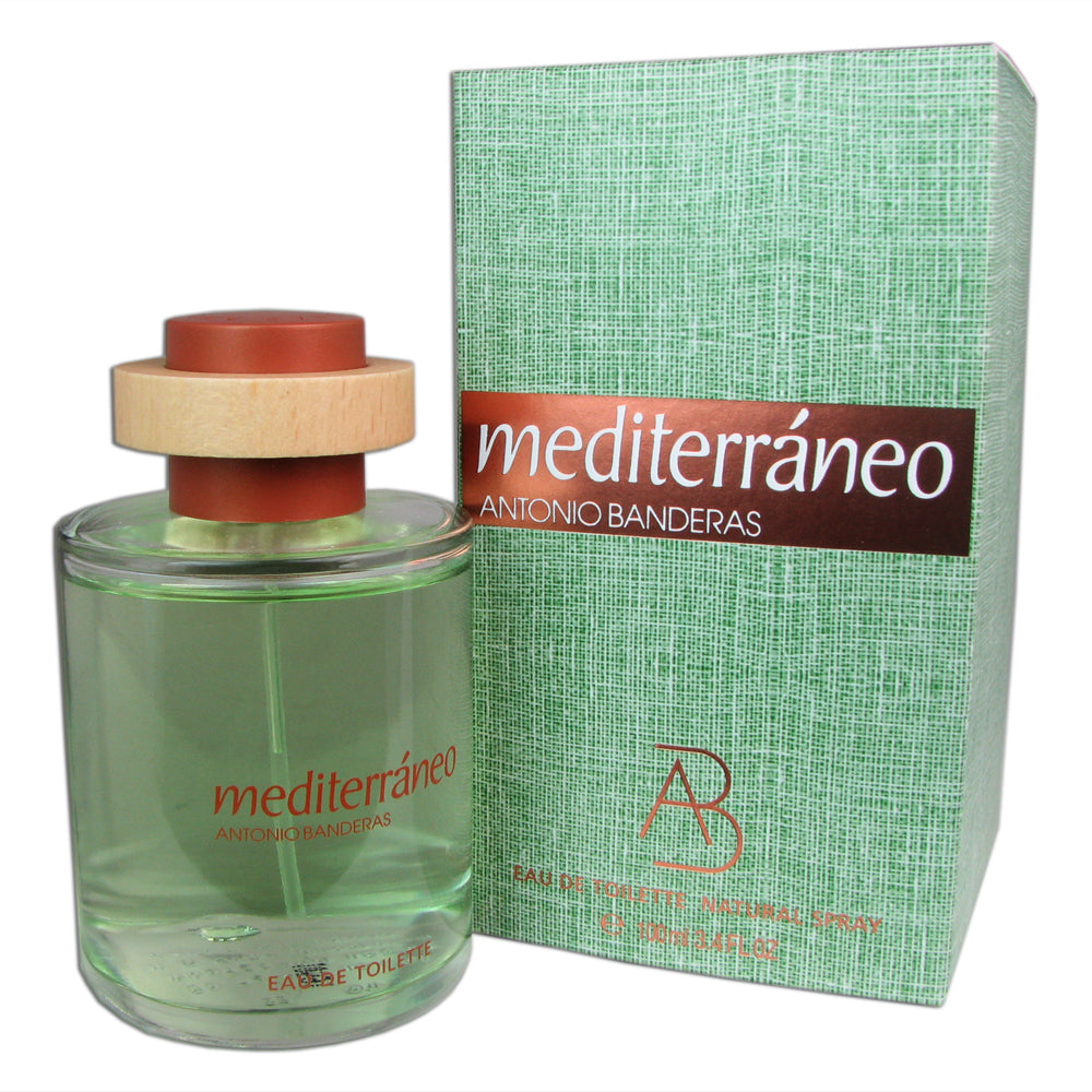 Mediterraneo for Men by Antonio Banderas 3.4 oz Eau De Toilette Natural Spray